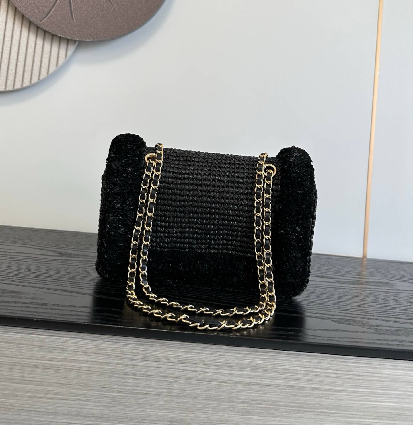 シャネル CHANEL マトラッセ ココマーク キャビアスキン チェーンショルダーバッグ ブラック ゴールド金具 レディ - 画像 8