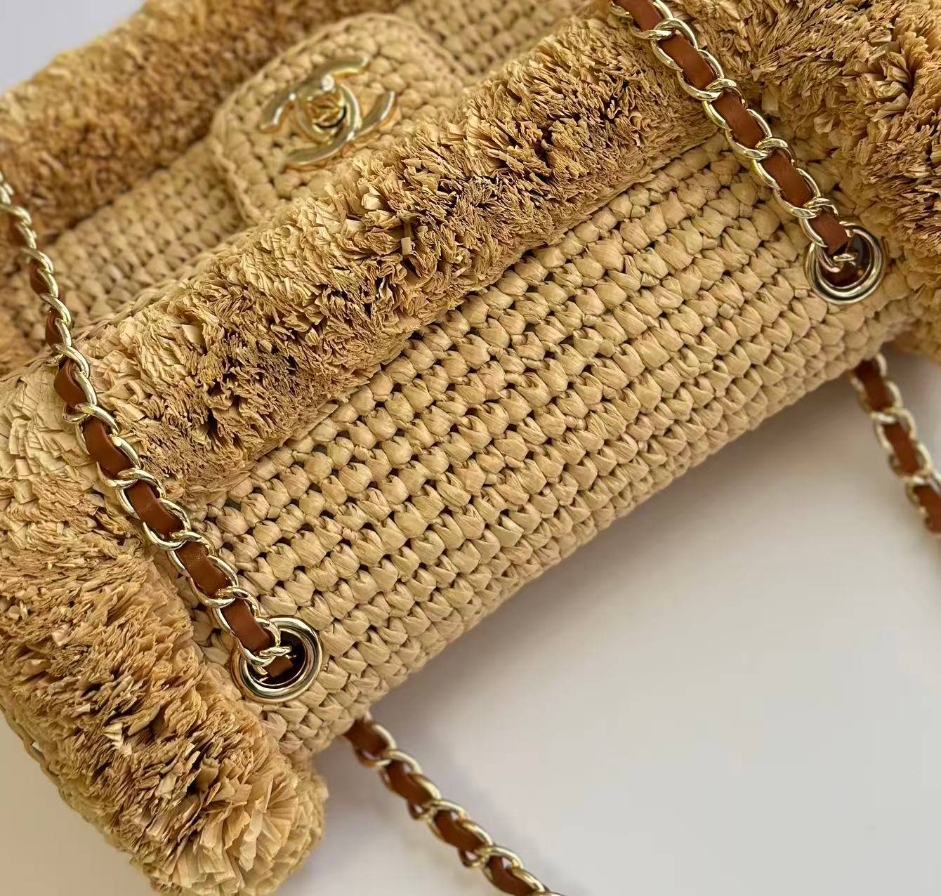シャネル CHANEL マトラッセ ココマーク キャビアスキン チェーンショルダーバッグ ブラック ゴールド金具 レディ - 画像 12