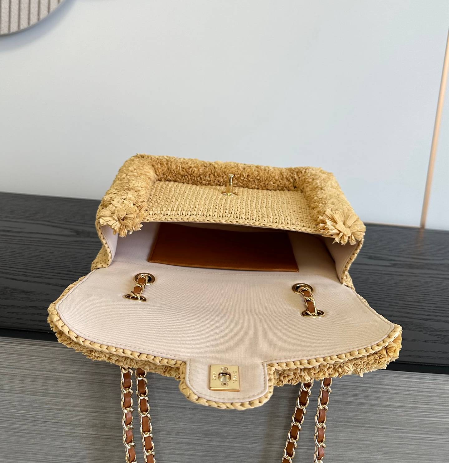 シャネル CHANEL マトラッセ ココマーク キャビアスキン チェーンショルダーバッグ ブラック ゴールド金具 レディ - 画像 15