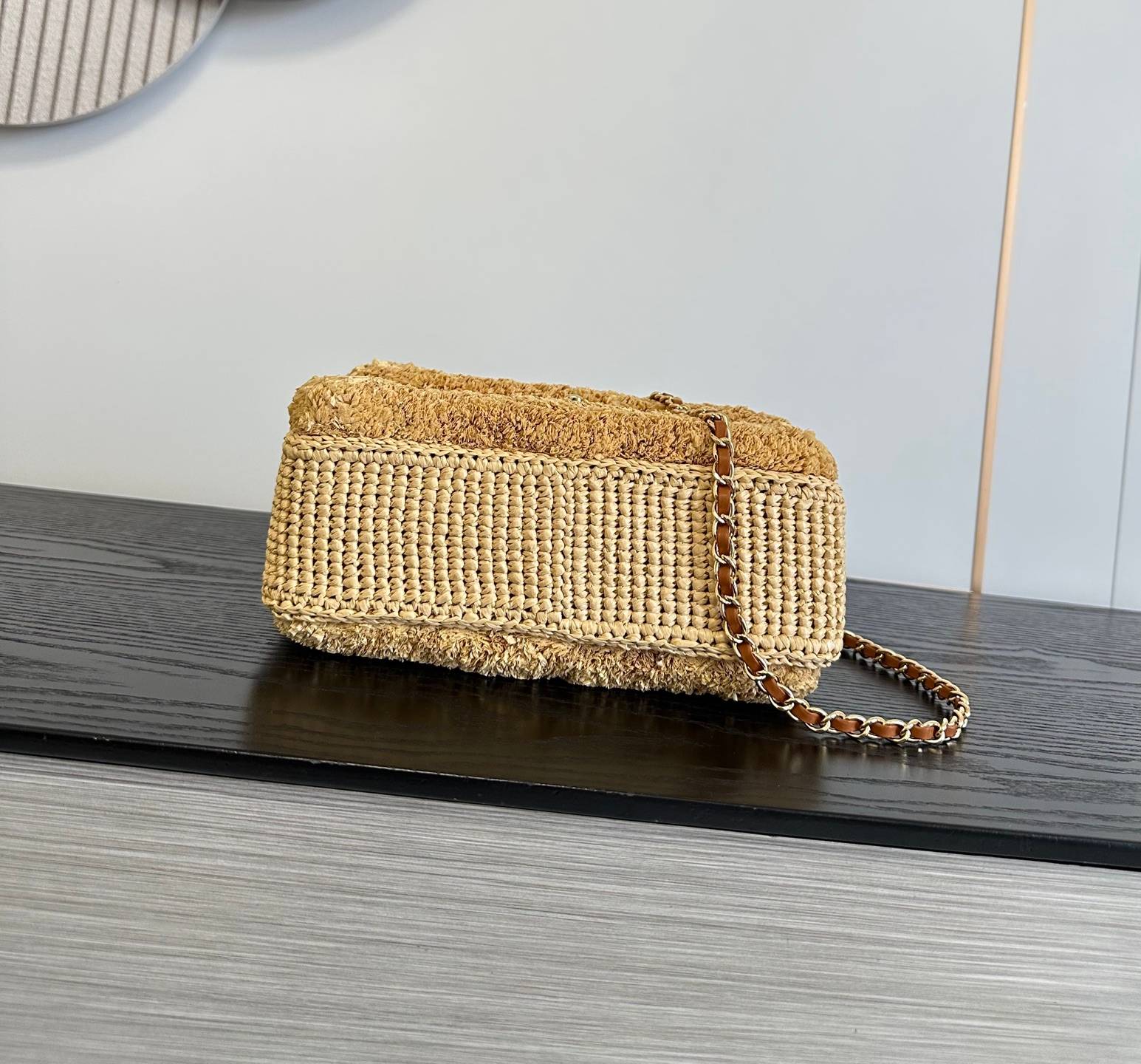 シャネル CHANEL マトラッセ ココマーク キャビアスキン チェーンショルダーバッグ ブラック ゴールド金具 レディ - 画像 16