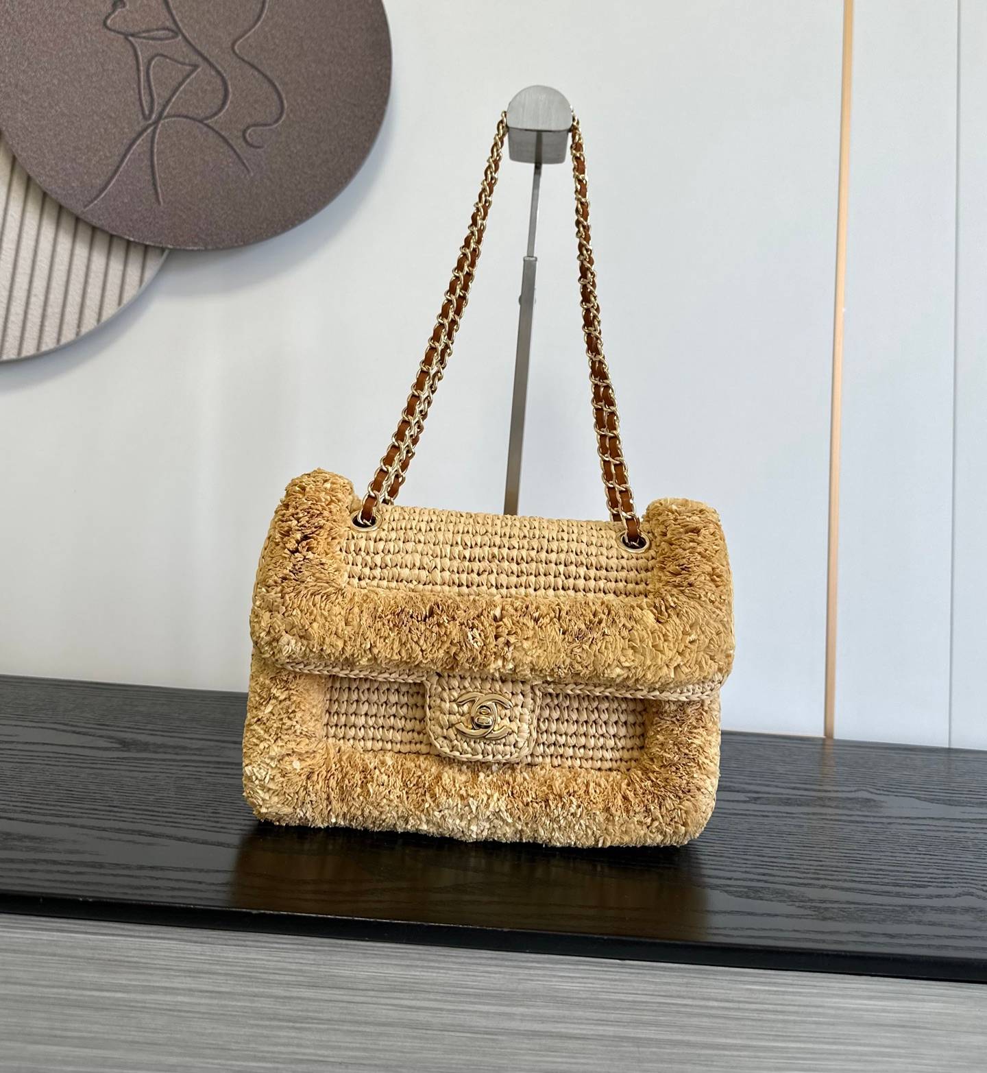 シャネル CHANEL マトラッセ ココマーク キャビアスキン チェーンショルダーバッグ ブラック ゴールド金具 レディ - 画像 19