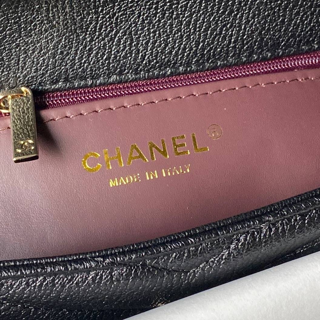 シャネル CHANEL マトラッセ ラムスキン フラップバッグ ゴールド金具 ターンロック チェーンショルダー レディー - 画像 11
