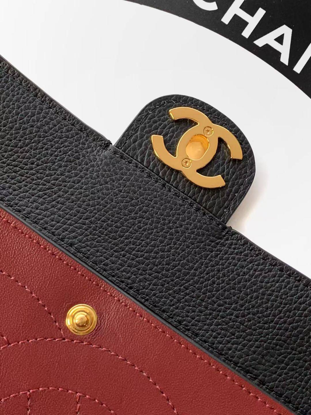 シャネル CHANEL マトラッセ チェーンショルダーバッグ キャビアスキン ゴールド金具 レディース ブラック - 画像 15