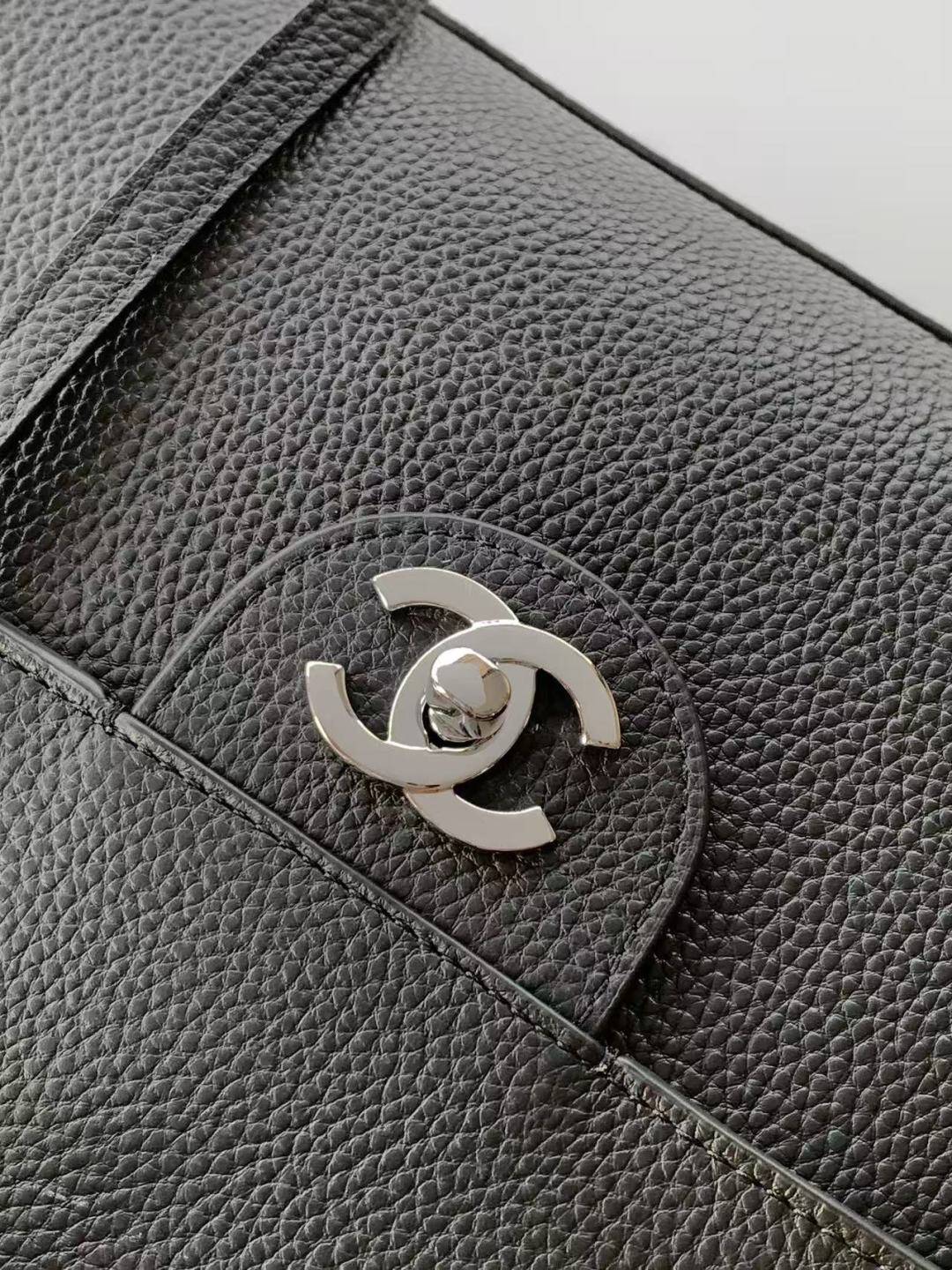 シャネル CHANEL マトラッセ チェーンショルダーバッグ キャビアスキン ブラック ゴールド金具 レディース - 画像 6