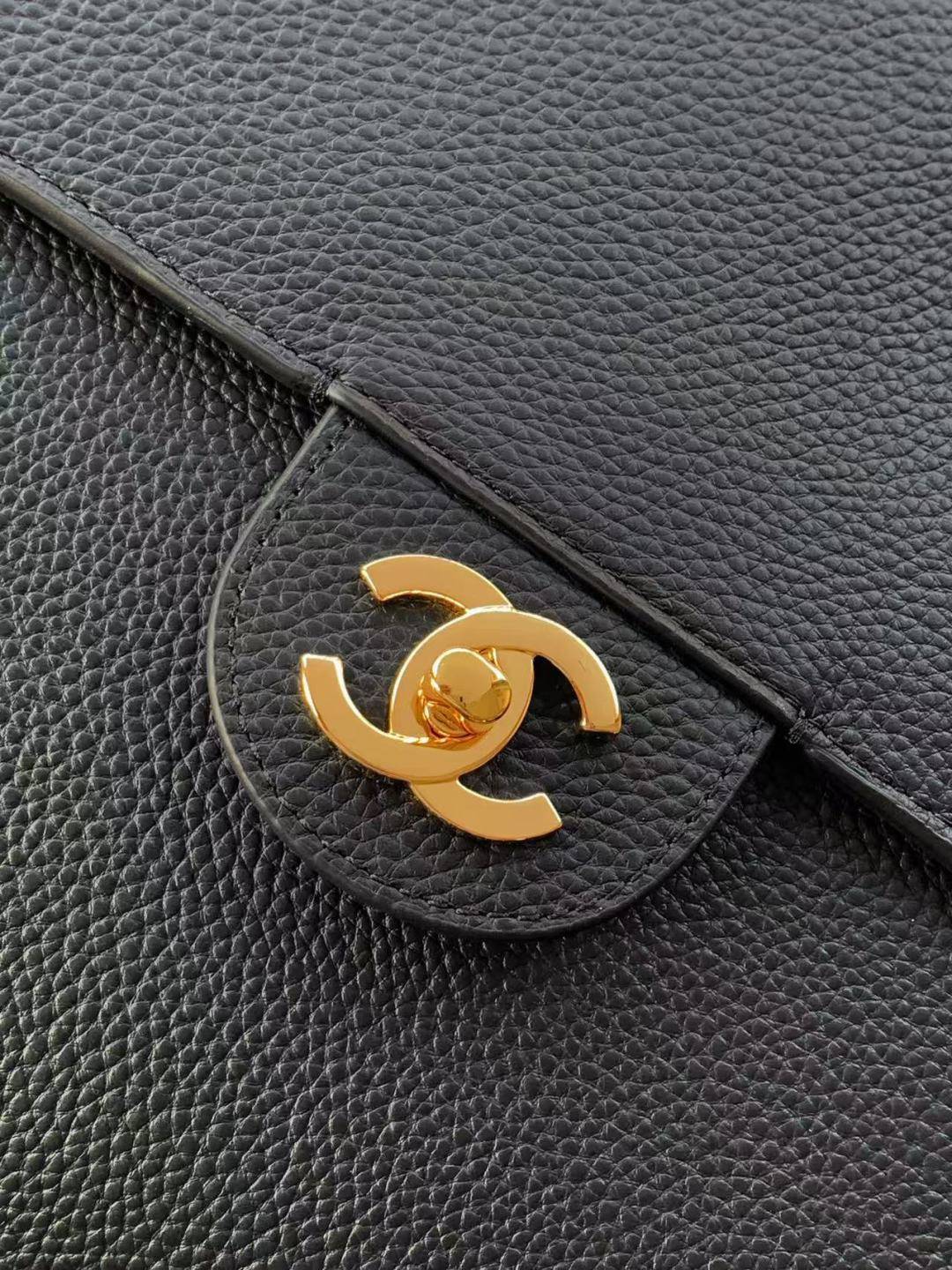 シャネル CHANEL マトラッセ チェーンショルダーバッグ キャビアスキン ブラック ゴールド金具 レディース - 画像 16