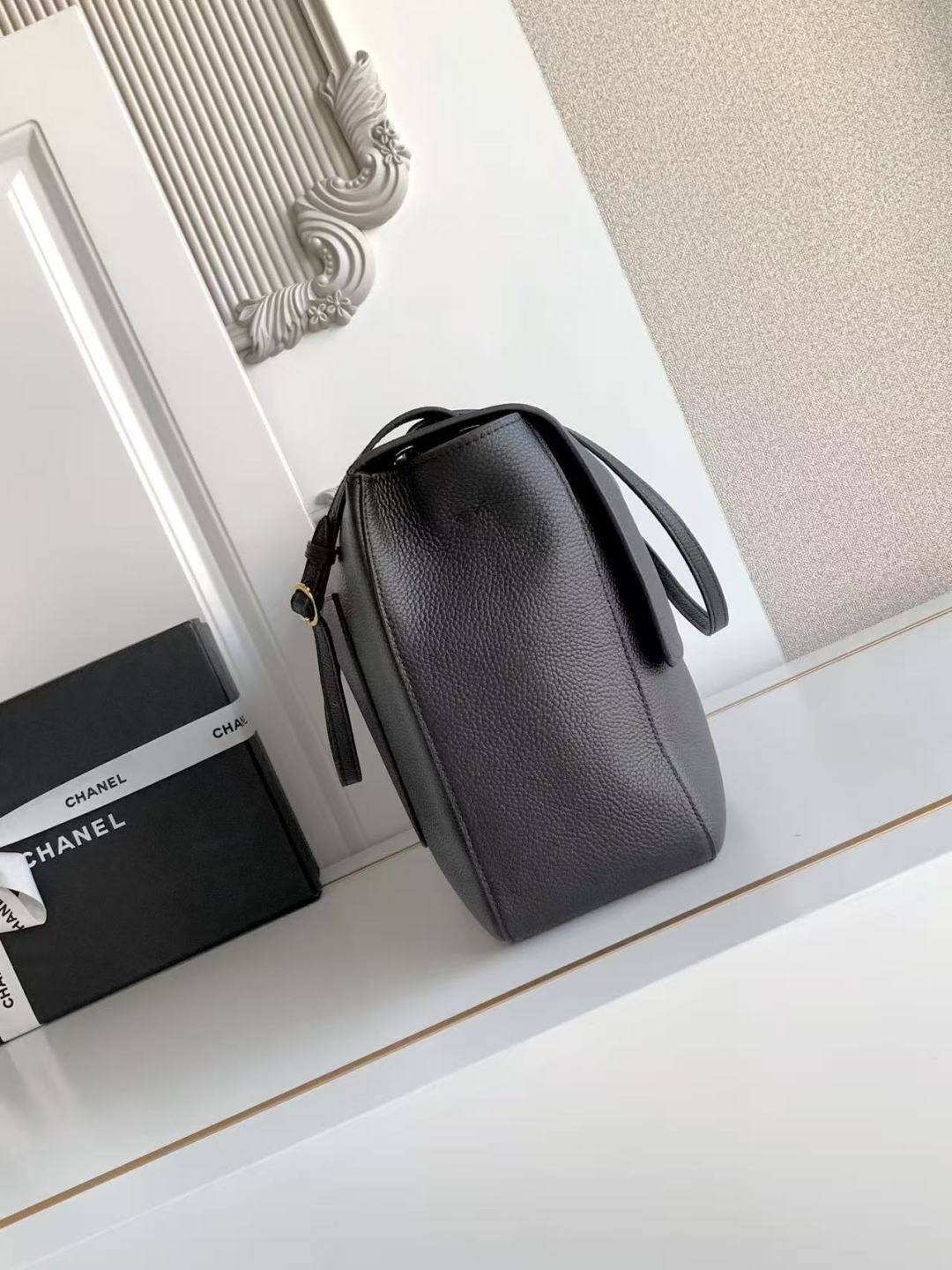 シャネル CHANEL マトラッセ チェーンショルダーバッグ キャビアスキン ブラック ゴールド金具 レディース - 画像 18