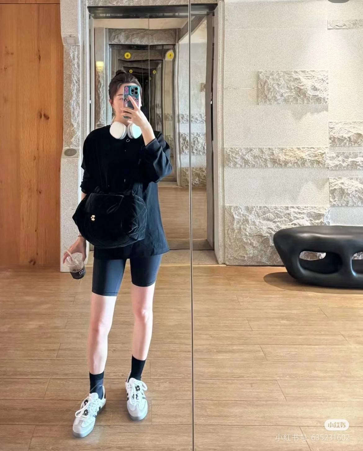 シャネル CHANEL マトラッセ ブラック ラムスキン フラップバッグ ゴールド金具 ターンロック レディース - 画像 3