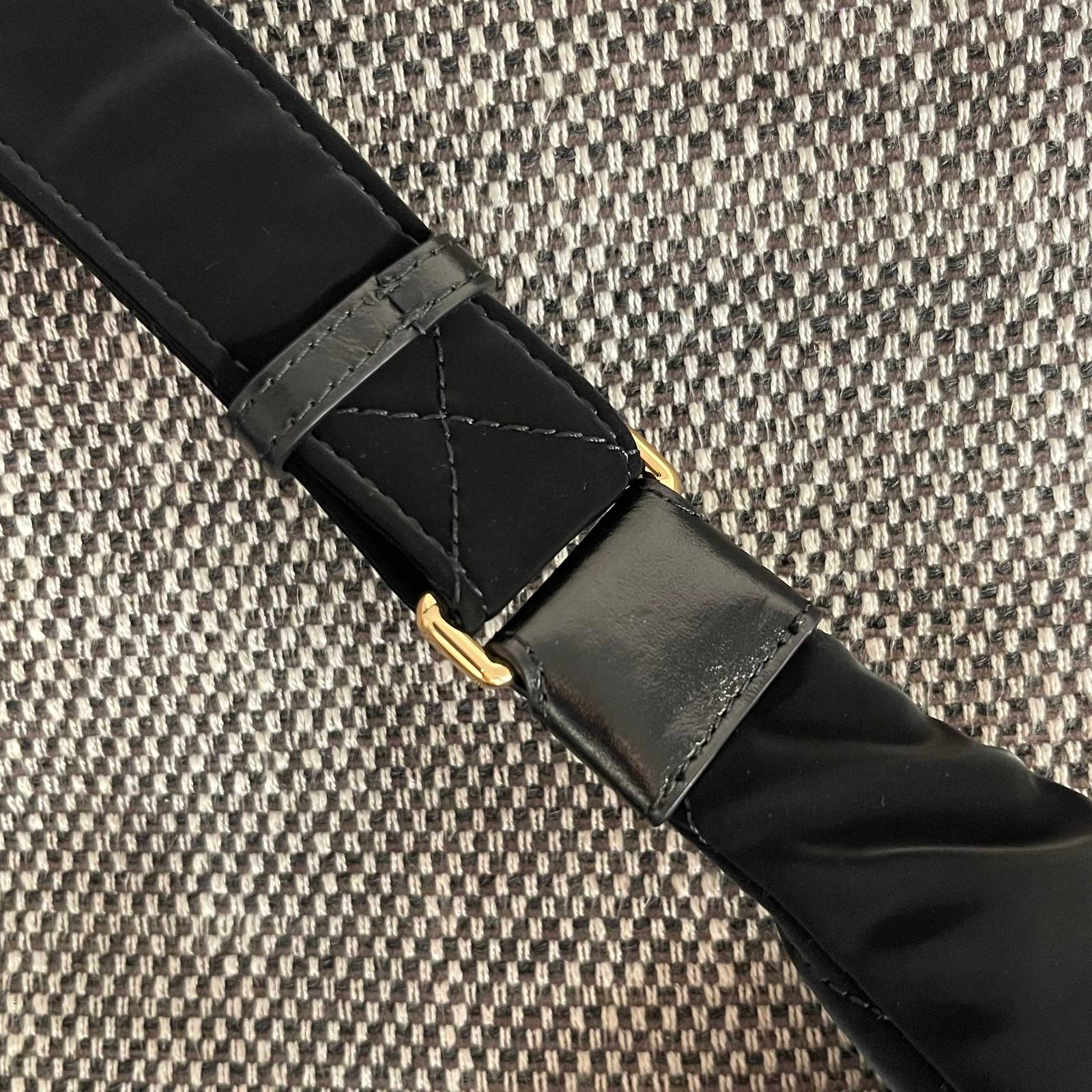 シャネル CHANEL マトラッセ ブラック ラムスキン フラップバッグ ゴールド金具 ターンロック レディース - 画像 6