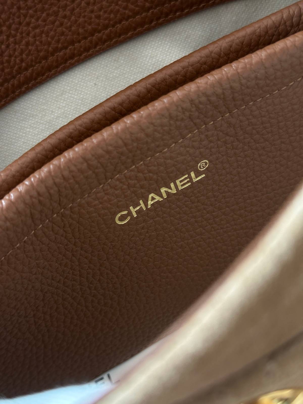 シャネル CHANEL マトラッセ チェーンショルダーバッグ キャビアスキン ゴールド金具 レディース ブラック ベージ - 画像 20
