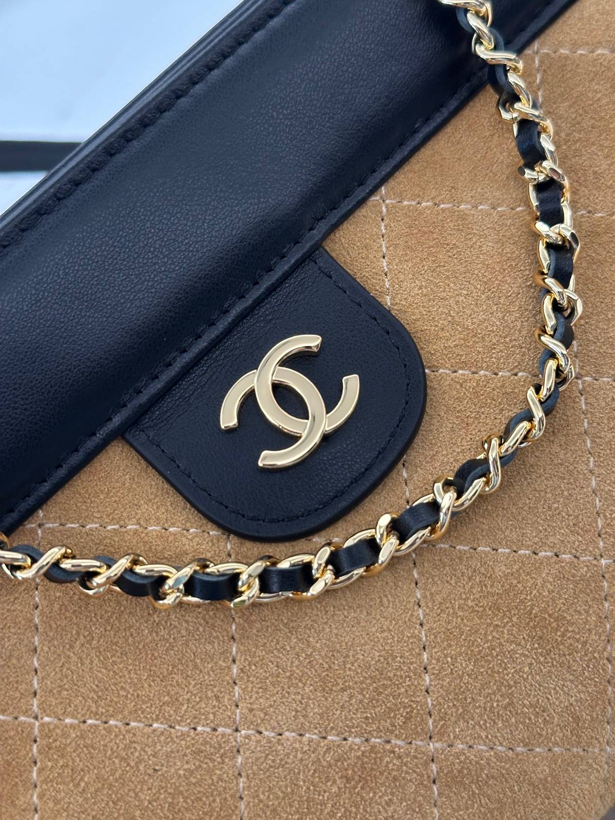 シャネル CHANEL マトラッセ キャビアスキン チェーンショルダーバッグ ゴールド金具 ブラック レディース - 画像 15