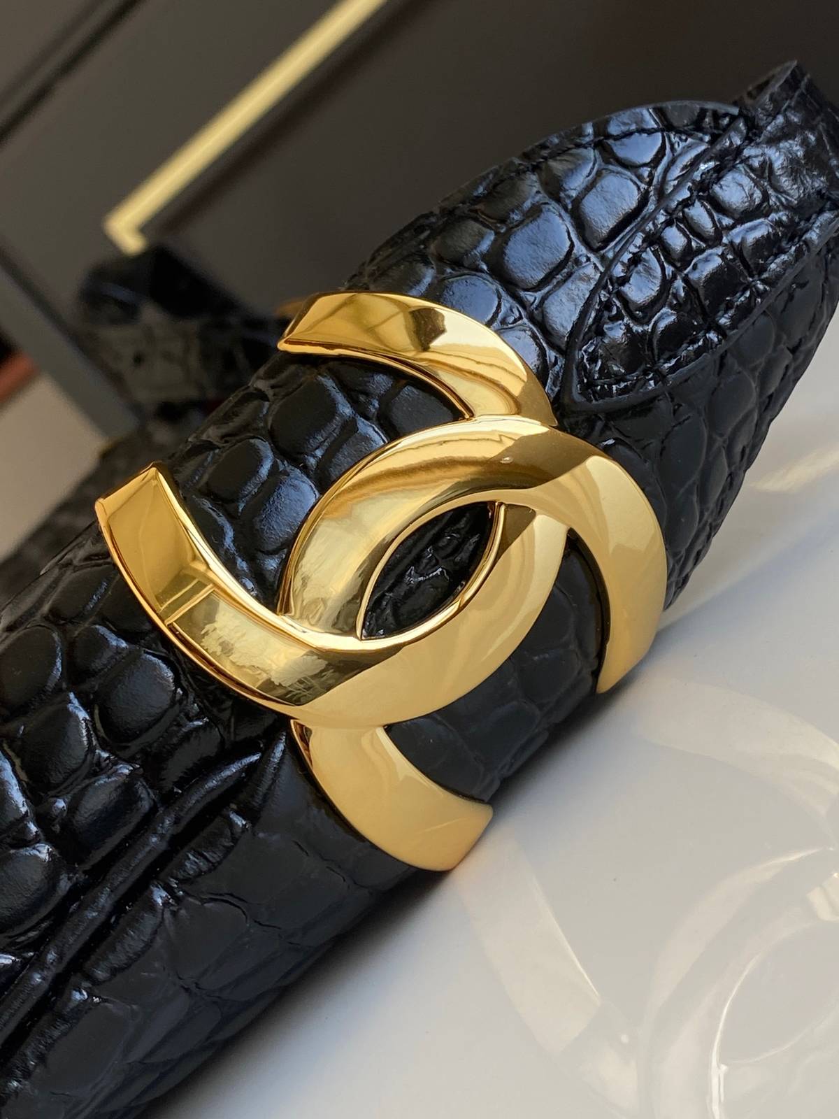 シャネル CHANEL AS6478 マトラッセ キャビアスキン チェーンショルダーバッグ ゴールド金具 ボルドー裏地 - 画像 7