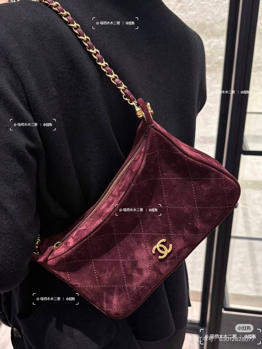 シャネル 6614 マトラッセ ラムスキン チェーンショルダーバッグ ベージュ ゴールド金具 レディース - 画像 15