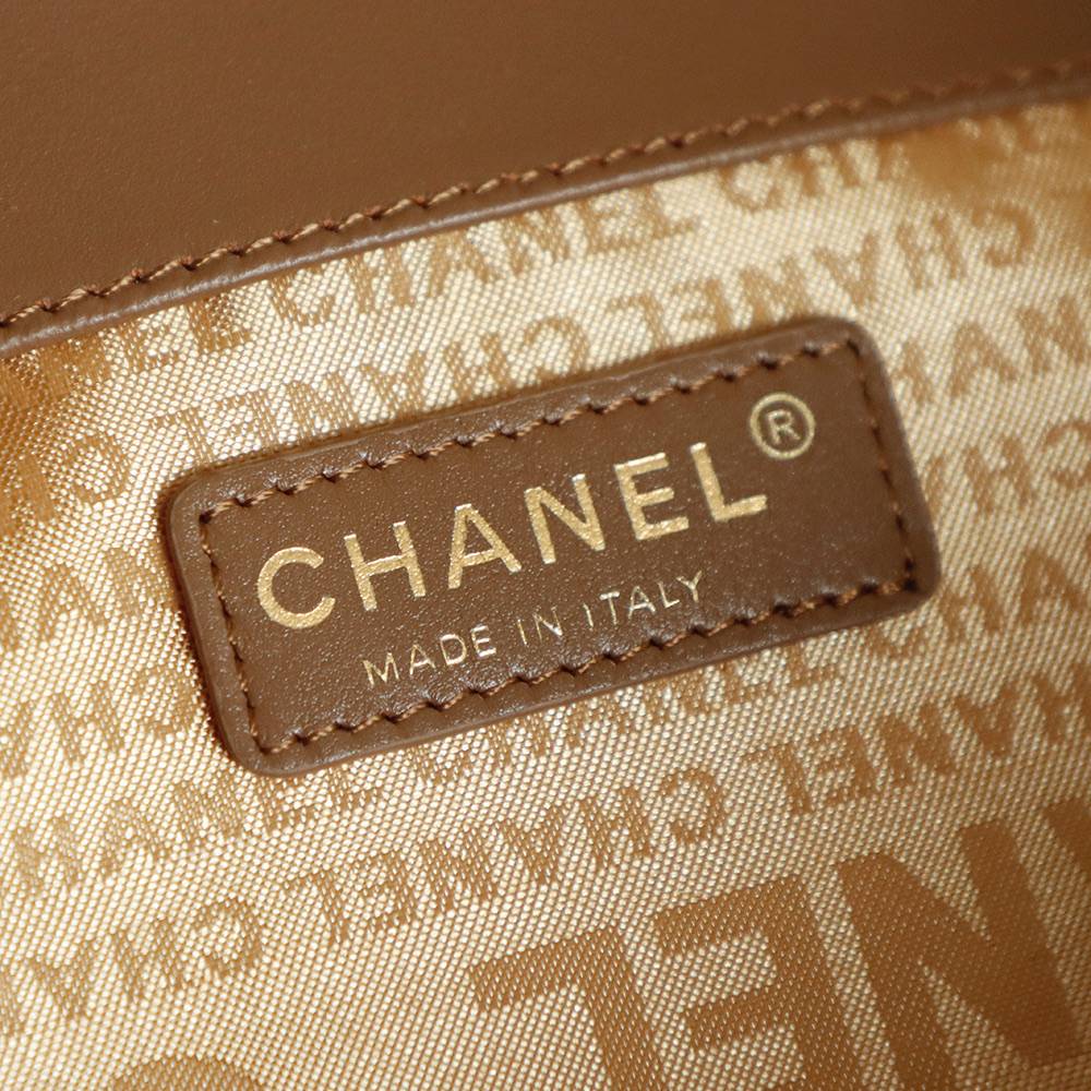 シャネル 5512 マトラッセ ラムスキン チェーンショルダーバッグ ブラック ゴールド金具 レディース - 画像 11