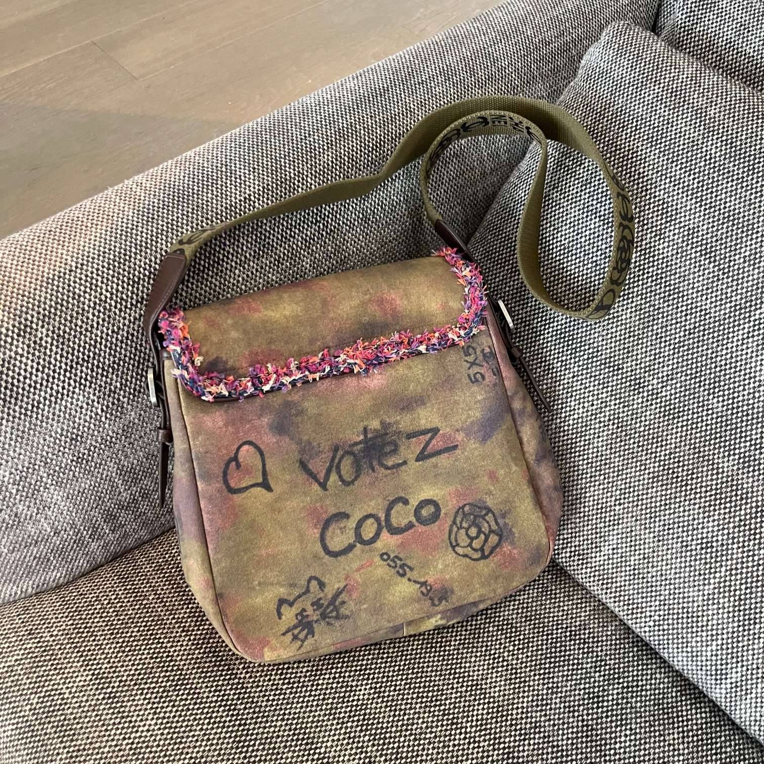 シャネル CHANEL ヴィンテージ反戦包 小型 マトラッセ チェーンショルダーバッグ ブラック金具 レディース - 画像 18