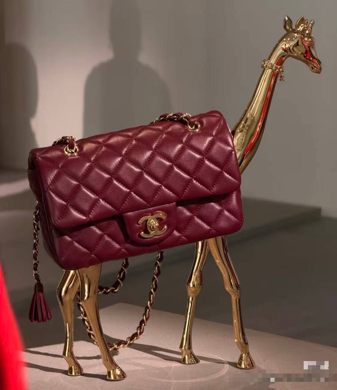 シャネル CHANEL マトラッセ チェーンショルダーバッグ ゴールド金具 レディース ブラック ベージュ レッド ボル - 画像 4
