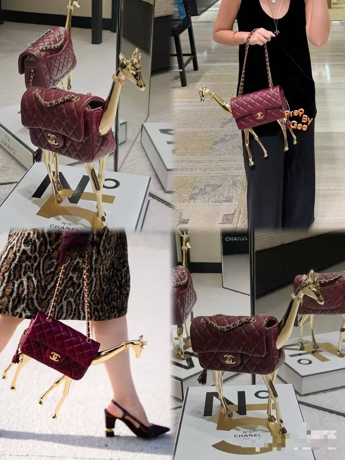 シャネル CHANEL マトラッセ チェーンショルダーバッグ ゴールド金具 レディース ブラック ベージュ レッド ボル - 画像 11