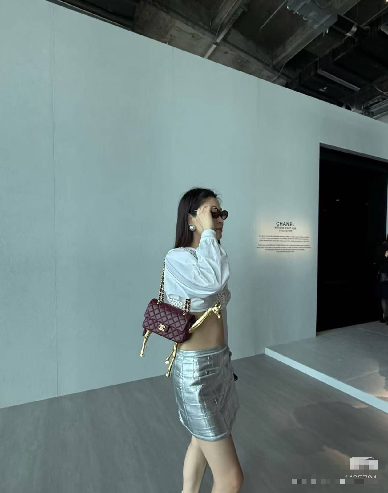 シャネル CHANEL マトラッセ チェーンショルダーバッグ ゴールド金具 レディース ブラック ベージュ レッド ボル - 画像 14