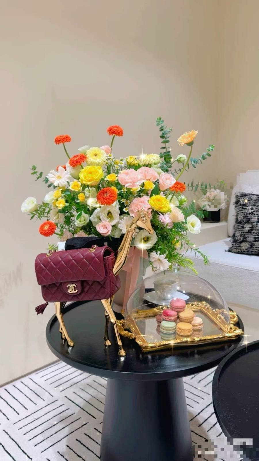 シャネル CHANEL マトラッセ チェーンショルダーバッグ ゴールド金具 レディース ブラック ベージュ レッド ボル - 画像 17