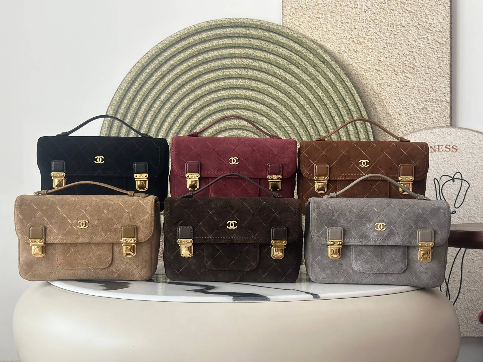 シャネル AS6465 マトラッセ ラムスキン フラップバッグ チェーンショルダー ゴールド金具 レディース ベージュ