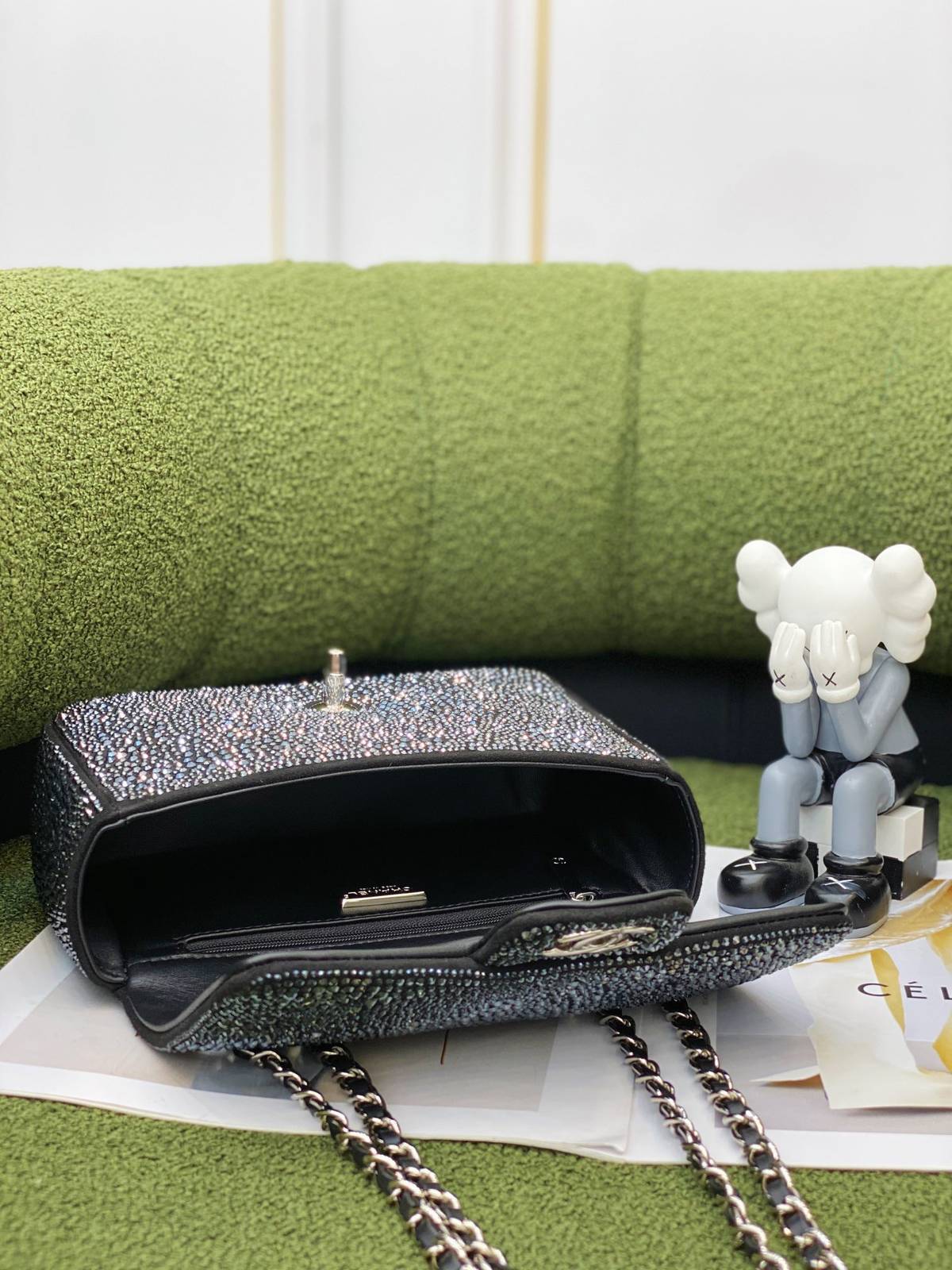 シャネル CHANEL マトラッセ ラムスキン チェーンショルダーバッグ ゴールド金具 ミニサイズ レディース - 画像 15