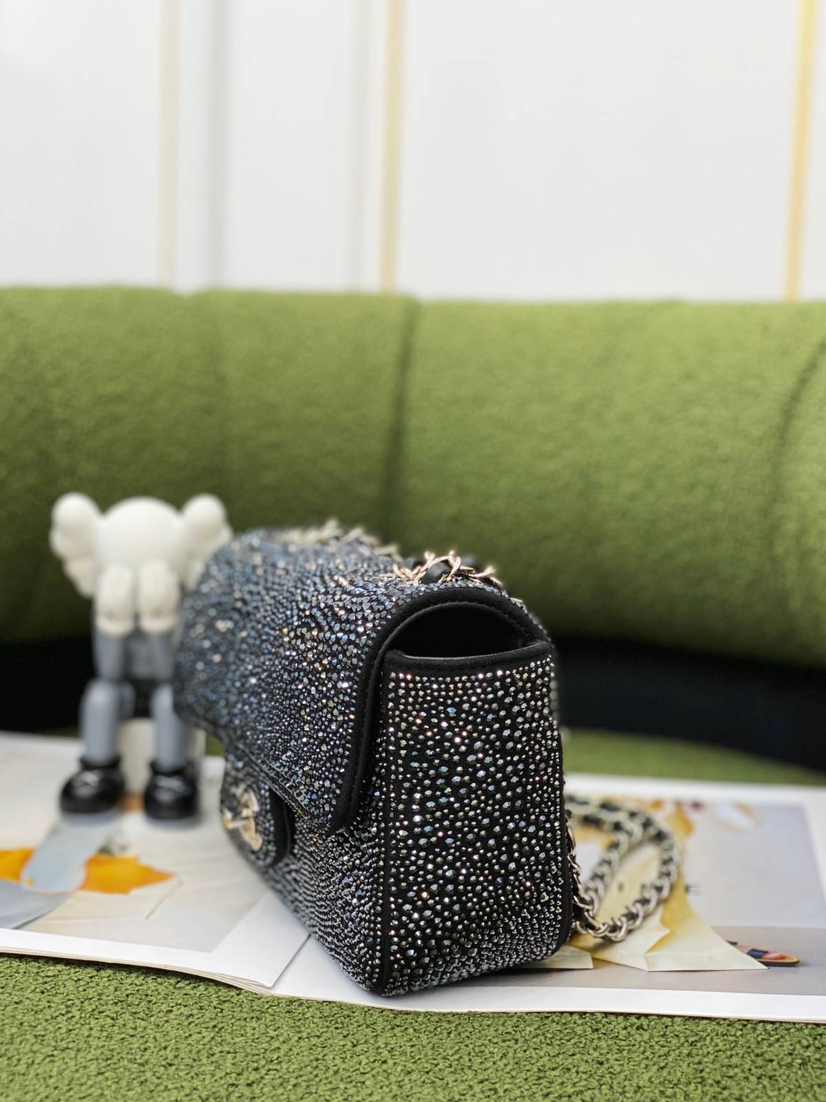 シャネル CHANEL マトラッセ ラムスキン チェーンショルダーバッグ ゴールド金具 ミニサイズ レディース - 画像 17