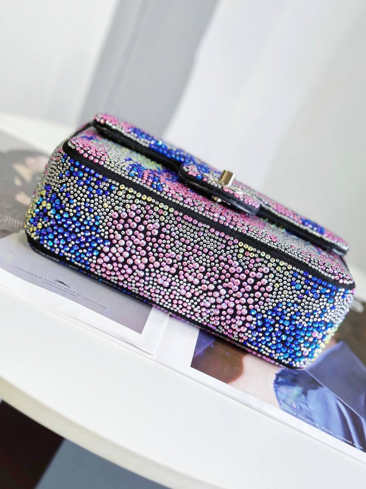 シャネル CHANEL マトラッセ フラップバッグ キャビアスキン ゴールド金具 2WAY ショルダーバッグ レディース - 画像 6
