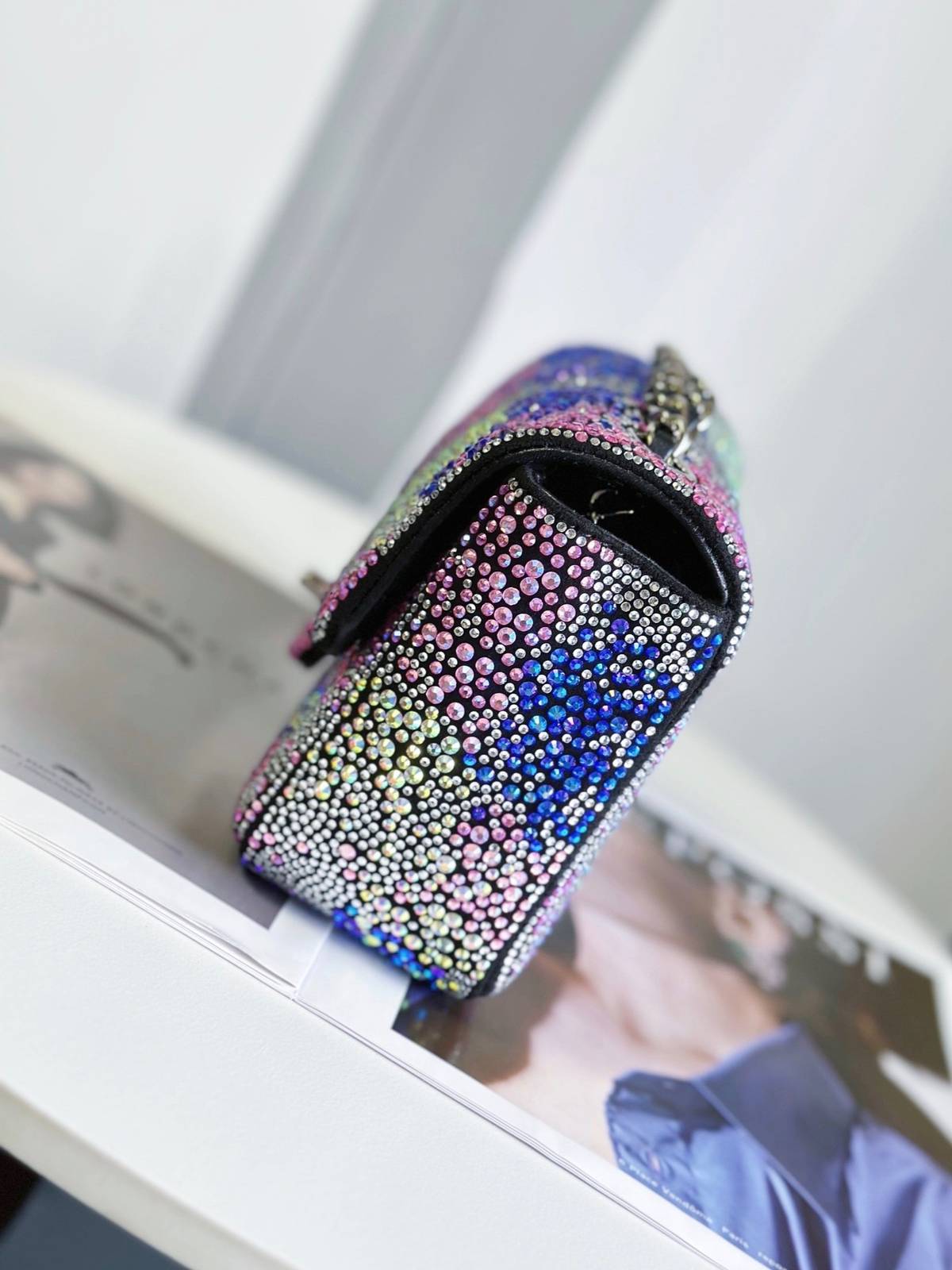 シャネル CHANEL マトラッセ フラップバッグ キャビアスキン ゴールド金具 2WAY ショルダーバッグ レディース - 画像 7