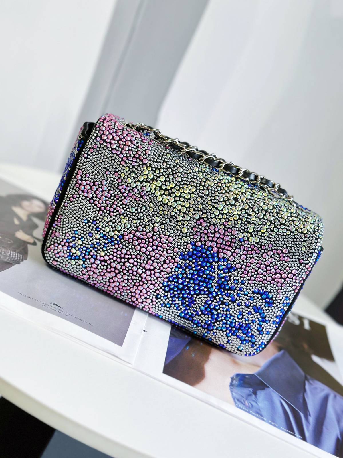 シャネル CHANEL マトラッセ フラップバッグ キャビアスキン ゴールド金具 2WAY ショルダーバッグ レディース - 画像 8