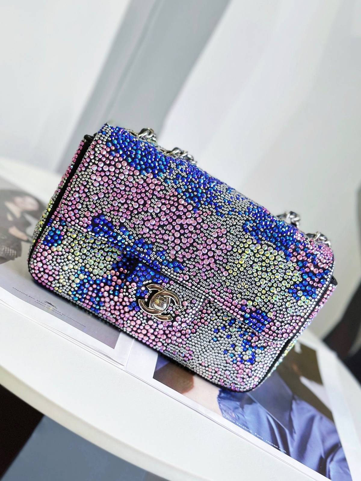 シャネル CHANEL マトラッセ フラップバッグ キャビアスキン ゴールド金具 2WAY ショルダーバッグ レディース - 画像 10