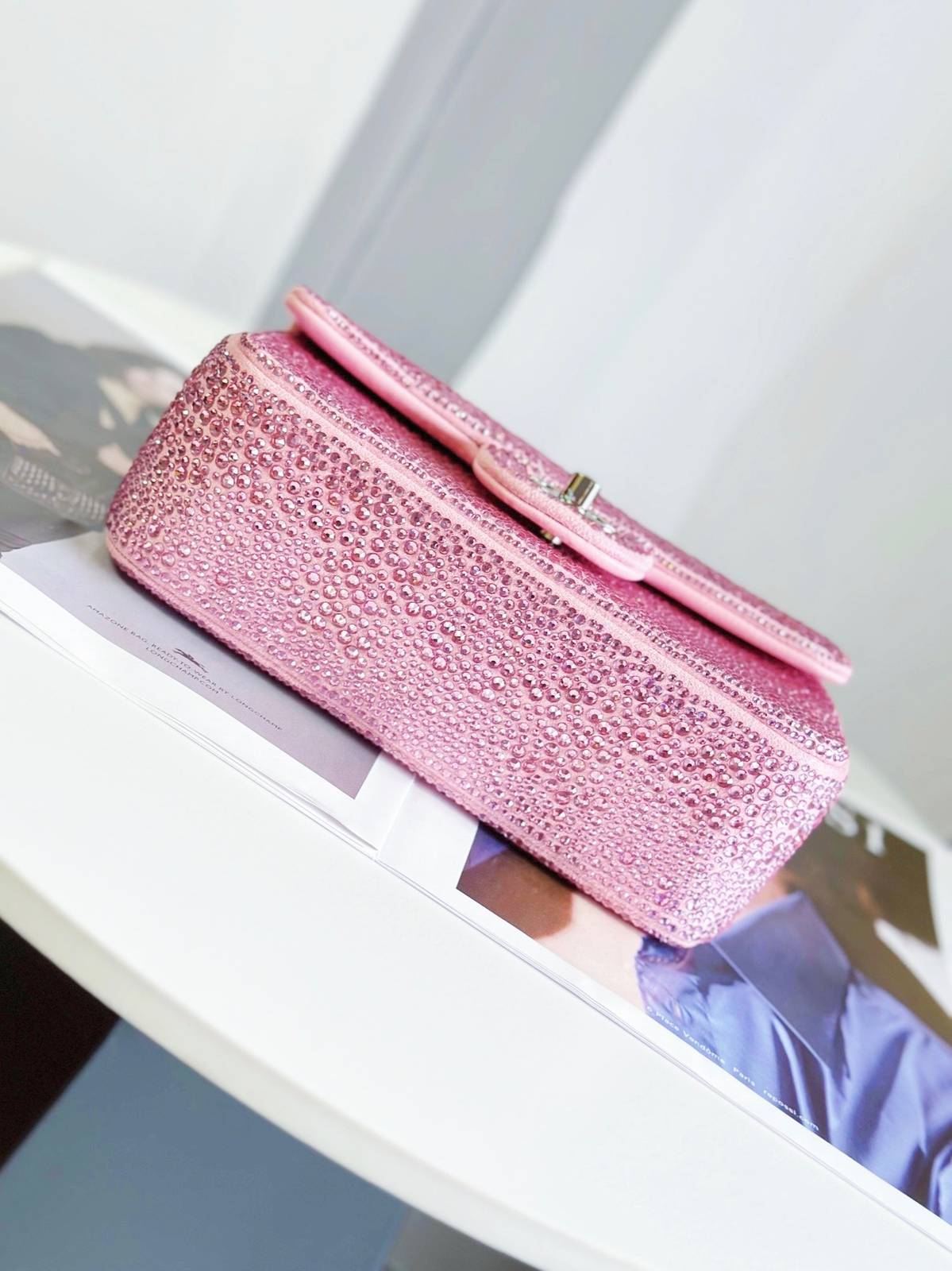 シャネル CHANEL マトラッセ フラップバッグ キャビアスキン ゴールド金具 2WAY ショルダーバッグ レディース - 画像 15
