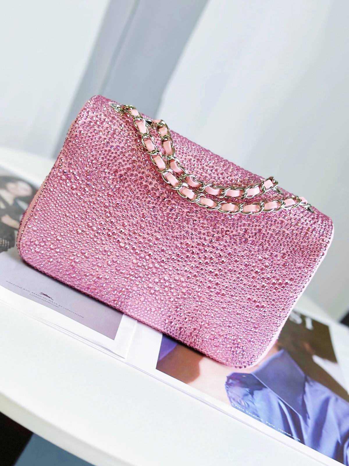 シャネル CHANEL マトラッセ フラップバッグ キャビアスキン ゴールド金具 2WAY ショルダーバッグ レディース - 画像 16