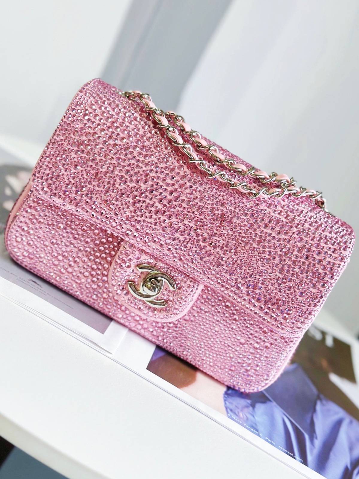 シャネル CHANEL マトラッセ フラップバッグ キャビアスキン ゴールド金具 2WAY ショルダーバッグ レディース - 画像 18