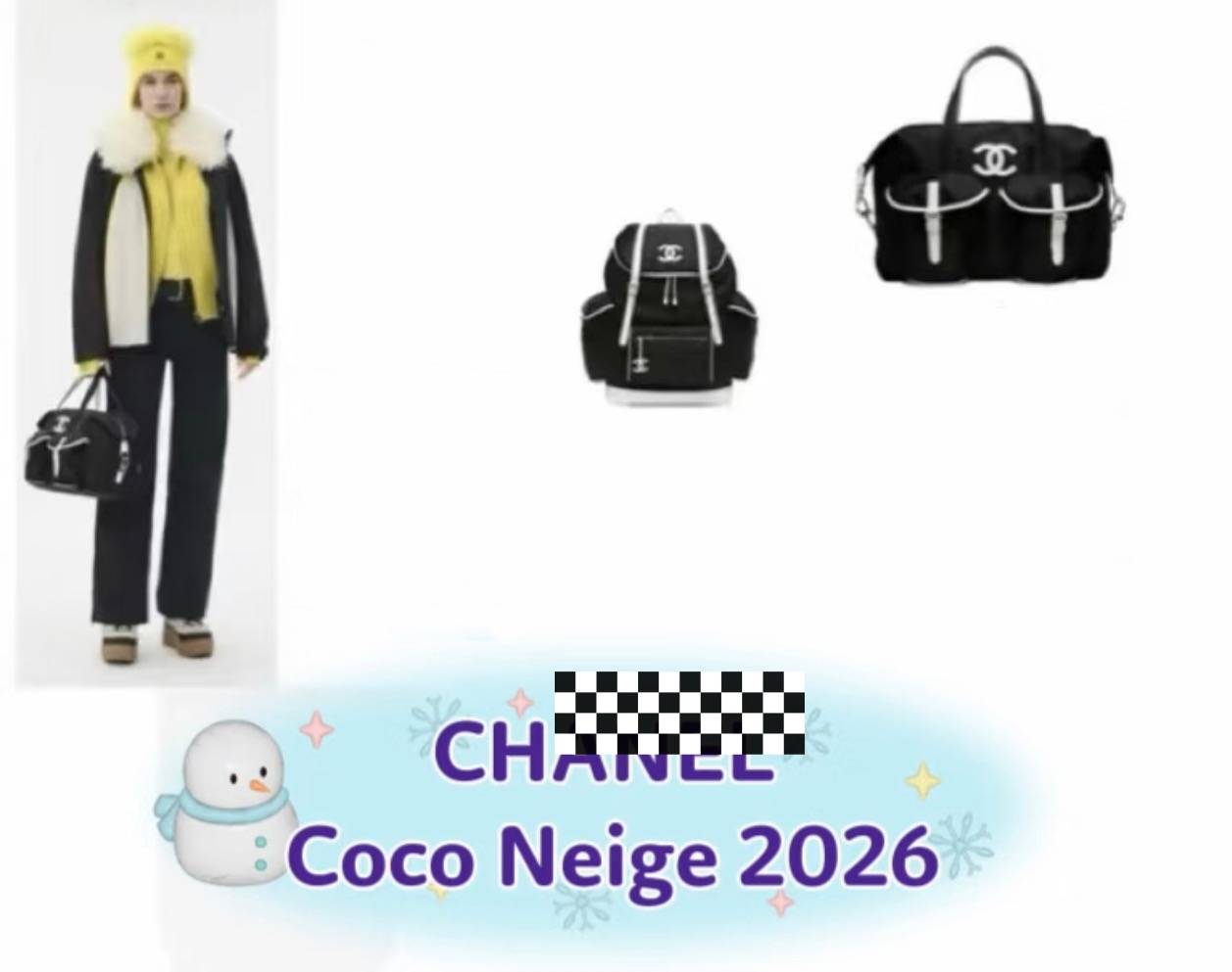 シャネル CHANEL マトラッセ リュック ブラック ホワイト レザー編み込みチェーン ゴールド金具 ボーイシャネル - 画像 2