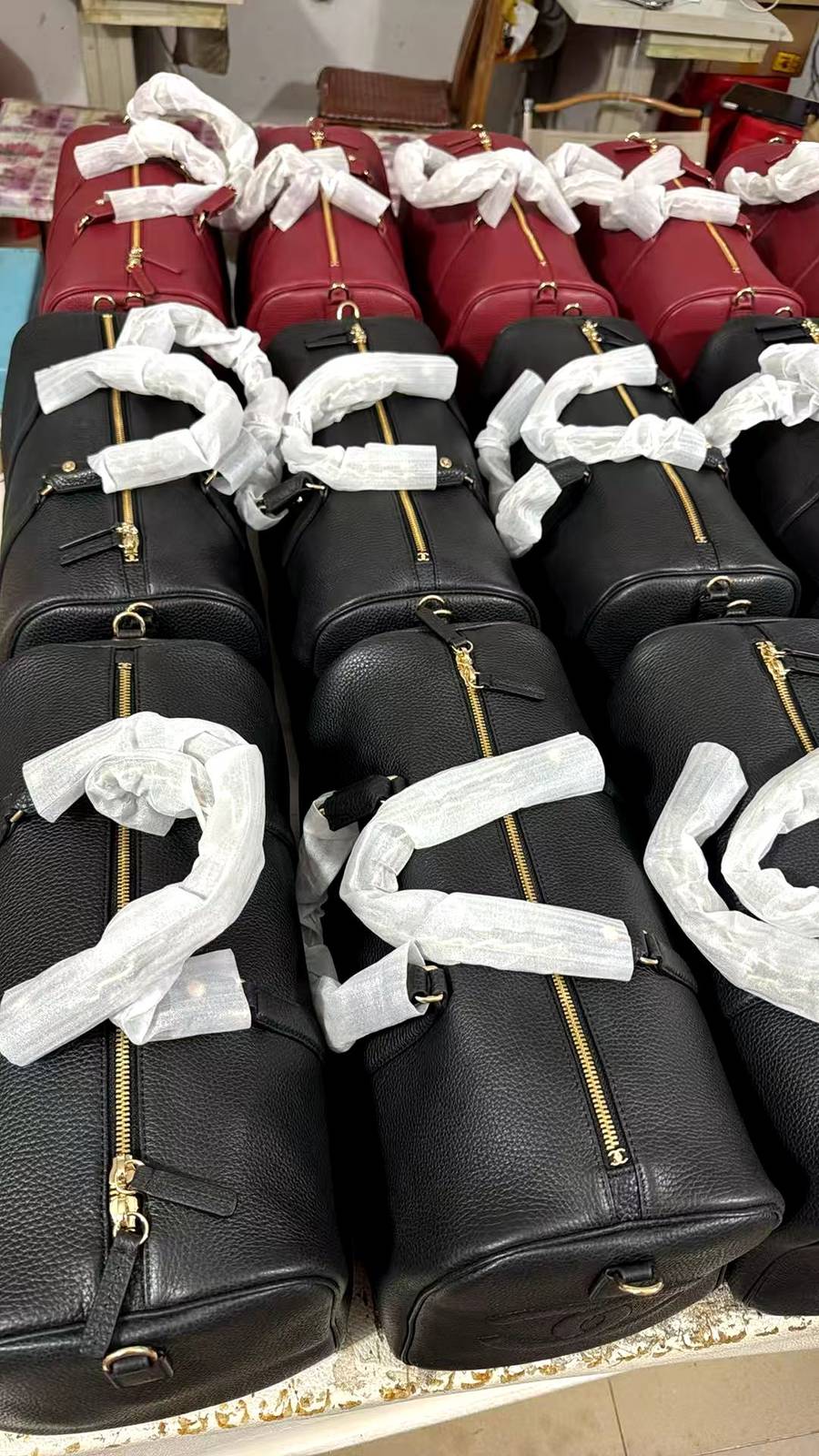 シャネル CHANEL ボーイシャネル ラムスキン チェーンショルダーバッグ ゴールド金具 ブラック レッド ホワイト - 画像 3