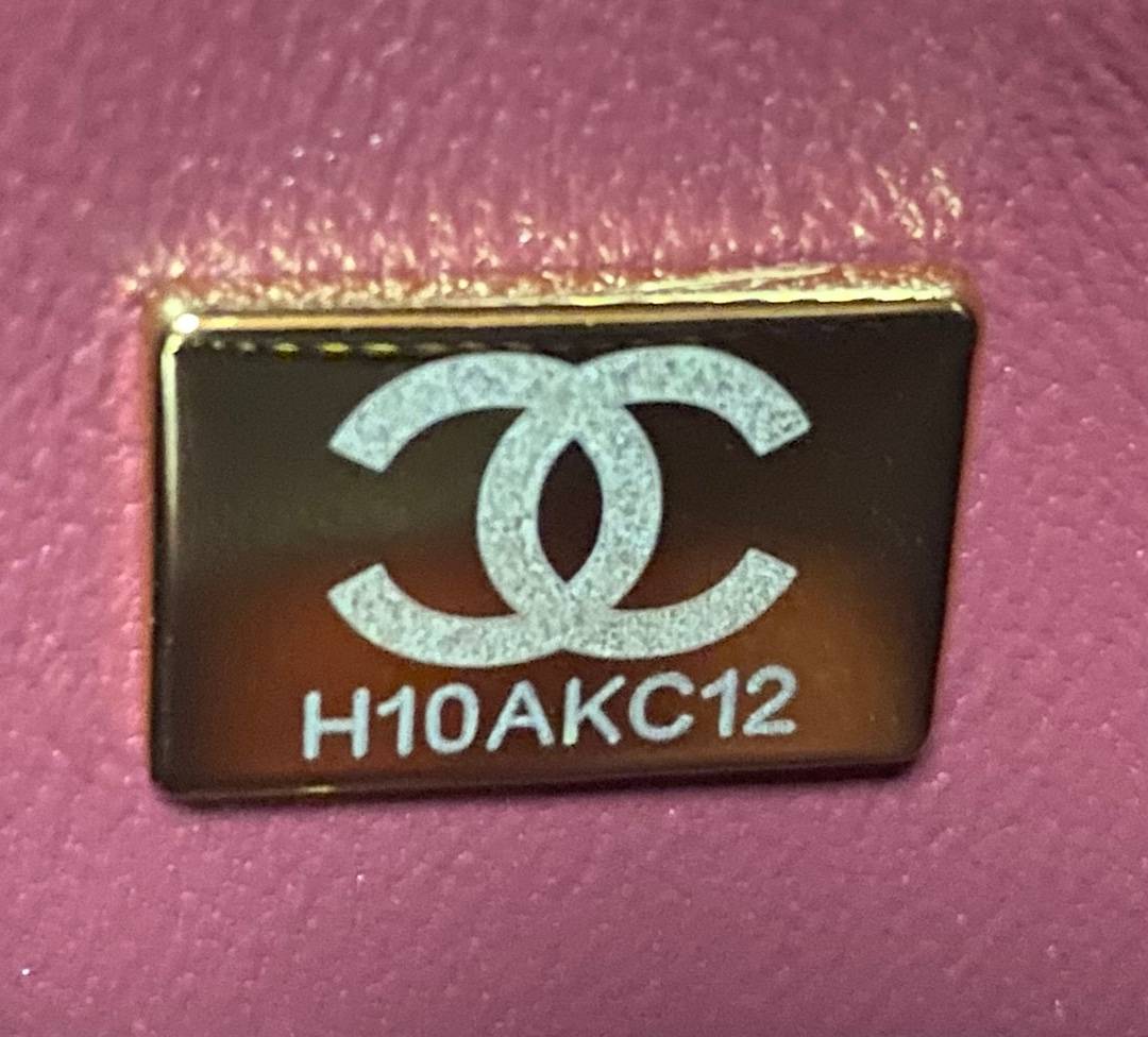 シャネル CHANEL マトラッセ ミニフラップバッグ キャビアスキン ゴールド金具 レディース ブラック - 画像 2