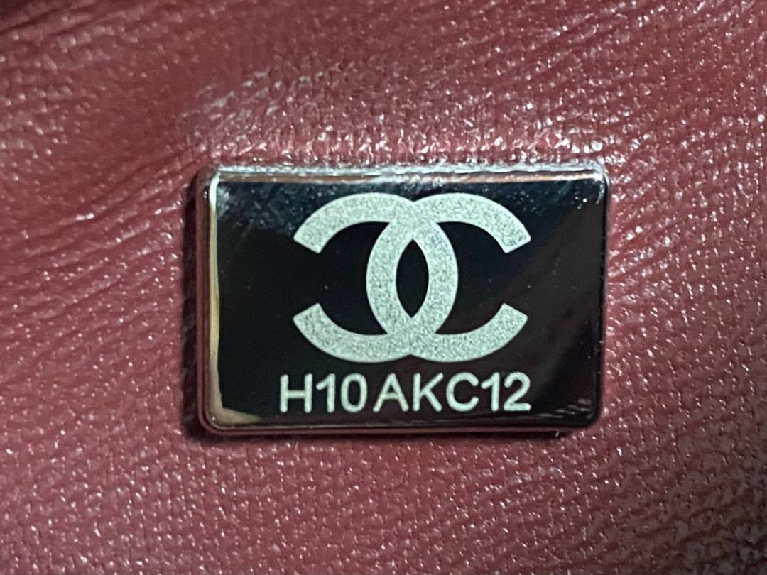 シャネル CHANEL マトラッセ ミニフラップバッグ キャビアスキン ゴールド金具 レディース ブラック - 画像 11