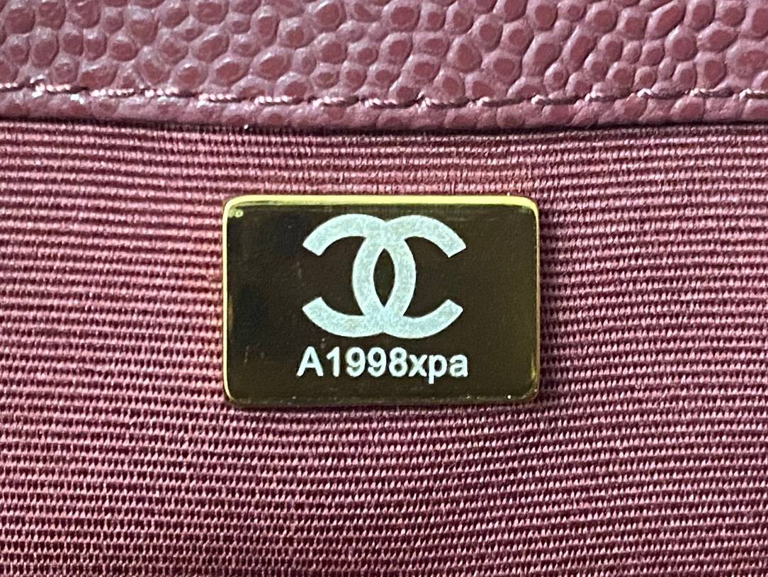 シャネル CHANEL マトラッセ チェーンショルダーバッグ キャビアスキン ゴールド金具 ブラック ホワイト ベージュ - 画像 11