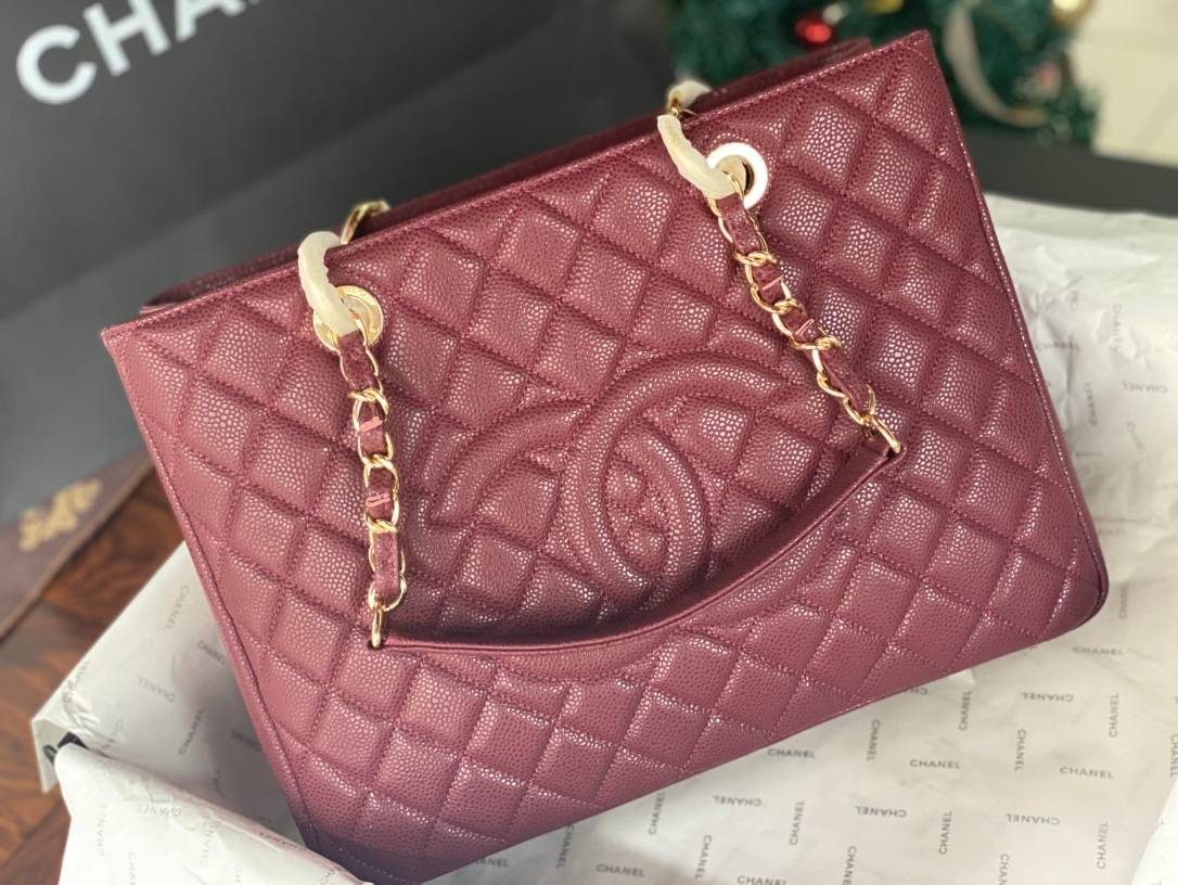 シャネル CHANEL マトラッセ チェーンショルダーバッグ キャビアスキン ゴールド金具 ブラック ホワイト ベージュ - 画像 18