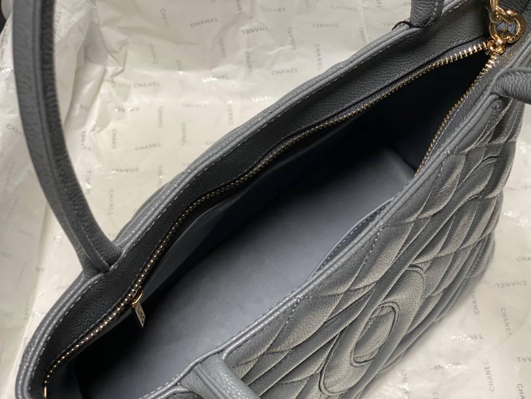 CHANEL シャネル マトラッセ チェーンショルダーバッグ キャビアスキン ゴールド金具 ブラック レディース - 画像 4