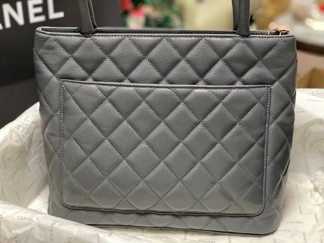 CHANEL シャネル マトラッセ チェーンショルダーバッグ キャビアスキン ゴールド金具 ブラック レディース - 画像 7