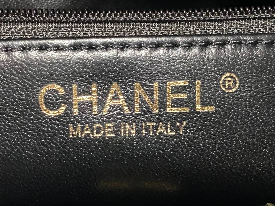 CHANEL シャネル マトラッセ チェーンショルダーバッグ キャビアスキン ゴールド金具 ブラック レディース - 画像 12