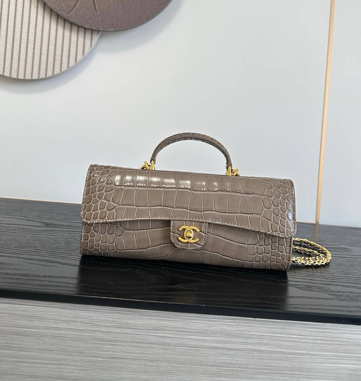 シャネル CHANEL マトラッセ キャビアスキン チェーンショルダーバッグ ブラック ゴールド金具 レディース - 画像 19