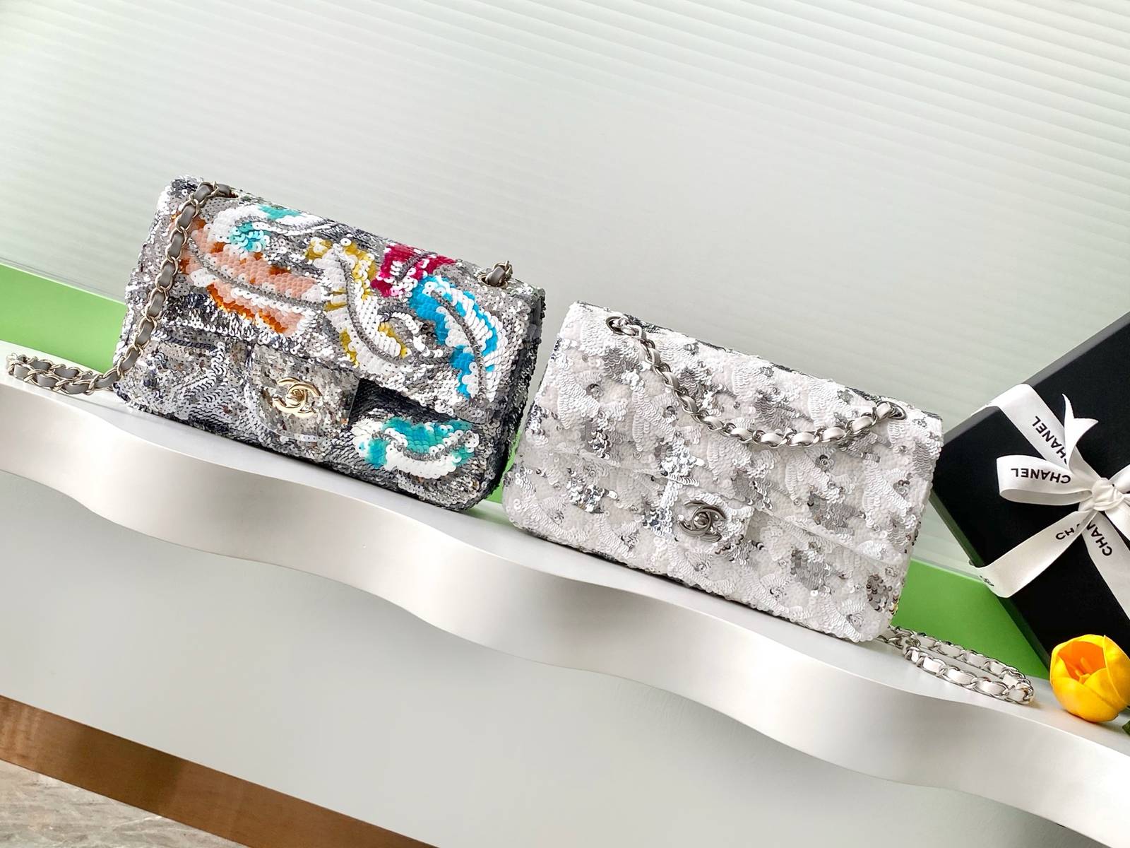 シャネル CHANEL AS1112 マトラッセ ラムスキン チェーンショルダーバッグ ゴールド金具 ワンポイント バイ
