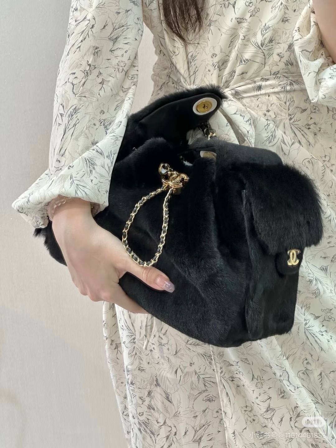 シャネル CHANEL マトラッセ ラムスキン チェーンショルダーバッグ レディース ゴールド金具 ブラック ベージュ - 画像 6