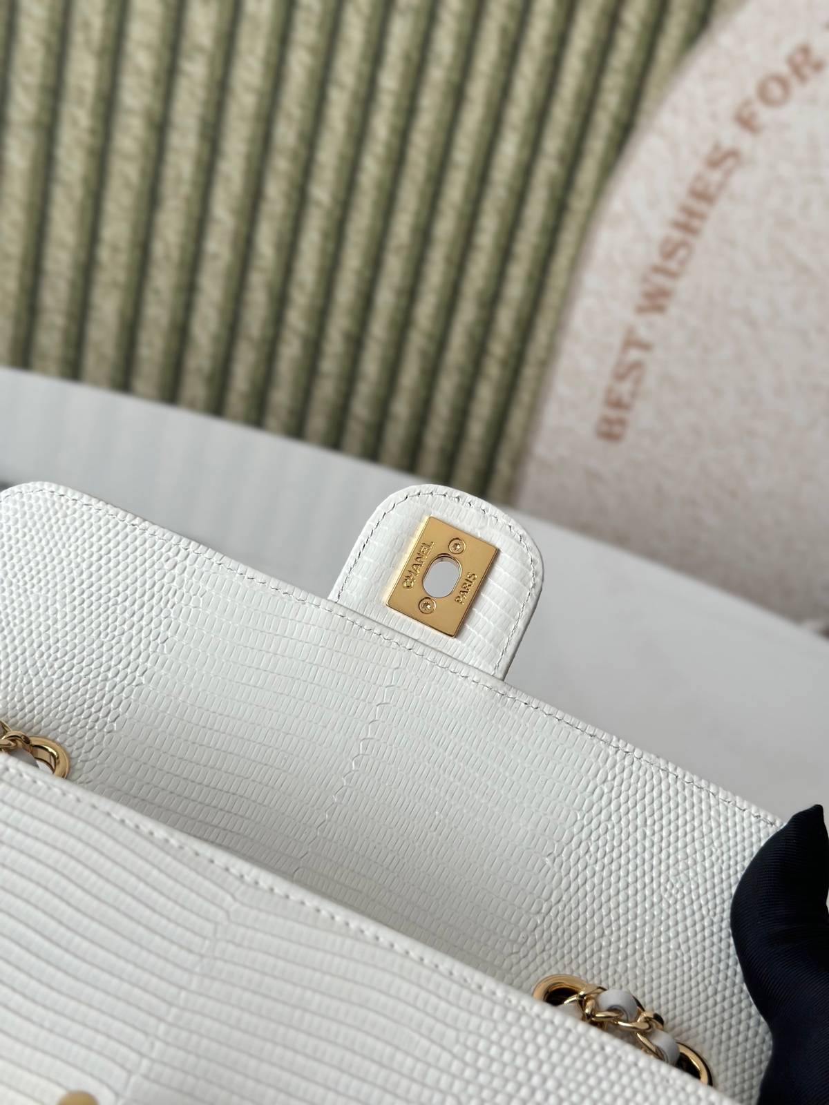 シャネル CHANEL AS6430 マトラッセ リザード レザー チェーンショルダーバッグ ゴールド金具 ターンロック - 画像 3