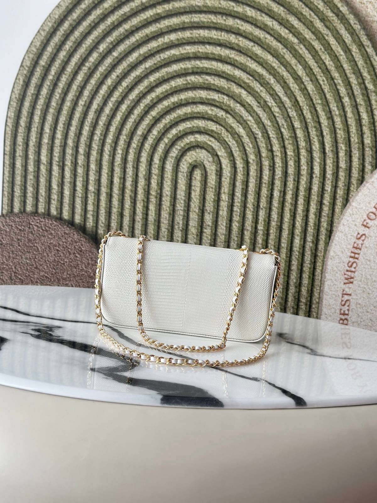 シャネル CHANEL AS6430 マトラッセ リザード レザー チェーンショルダーバッグ ゴールド金具 ターンロック - 画像 8