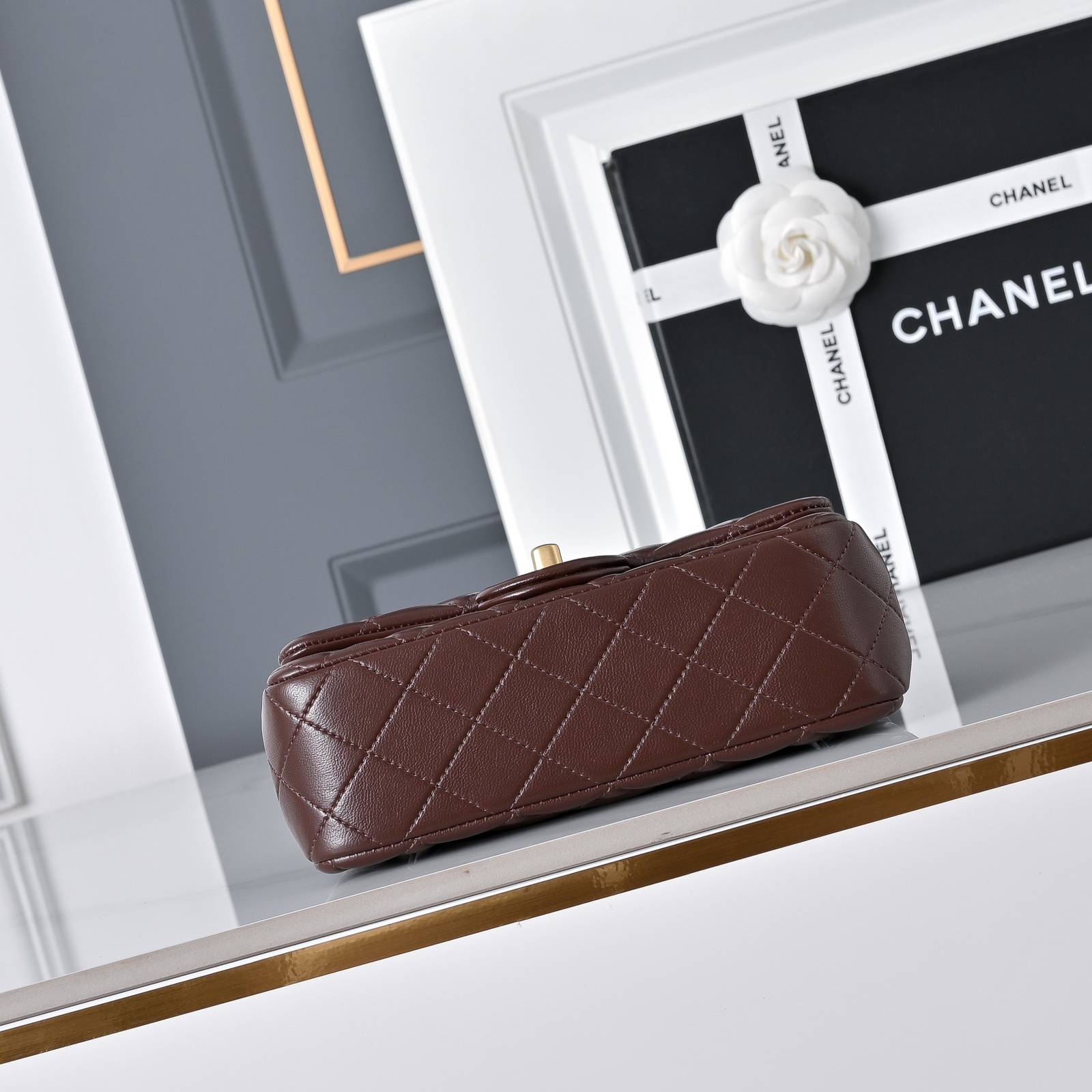 シャネル CHANEL マトラッセ ラムスキン チェーンショルダーバッグ ゴールド金具 レディース - 画像 7