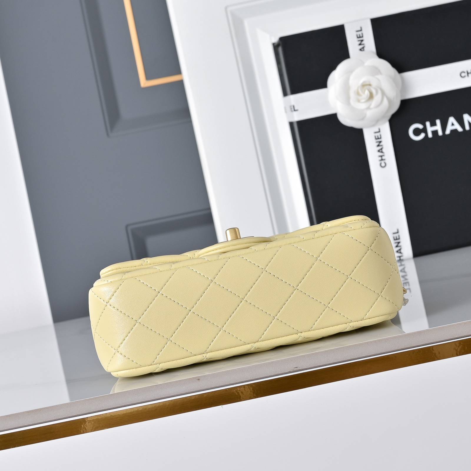 シャネル CHANEL マトラッセ ラムスキン チェーンショルダーバッグ ゴールド金具 レディース - 画像 16