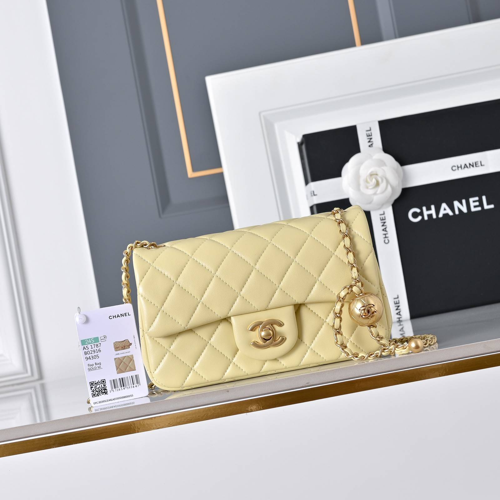 シャネル CHANEL マトラッセ ラムスキン チェーンショルダーバッグ ゴールド金具 レディース - 画像 19
