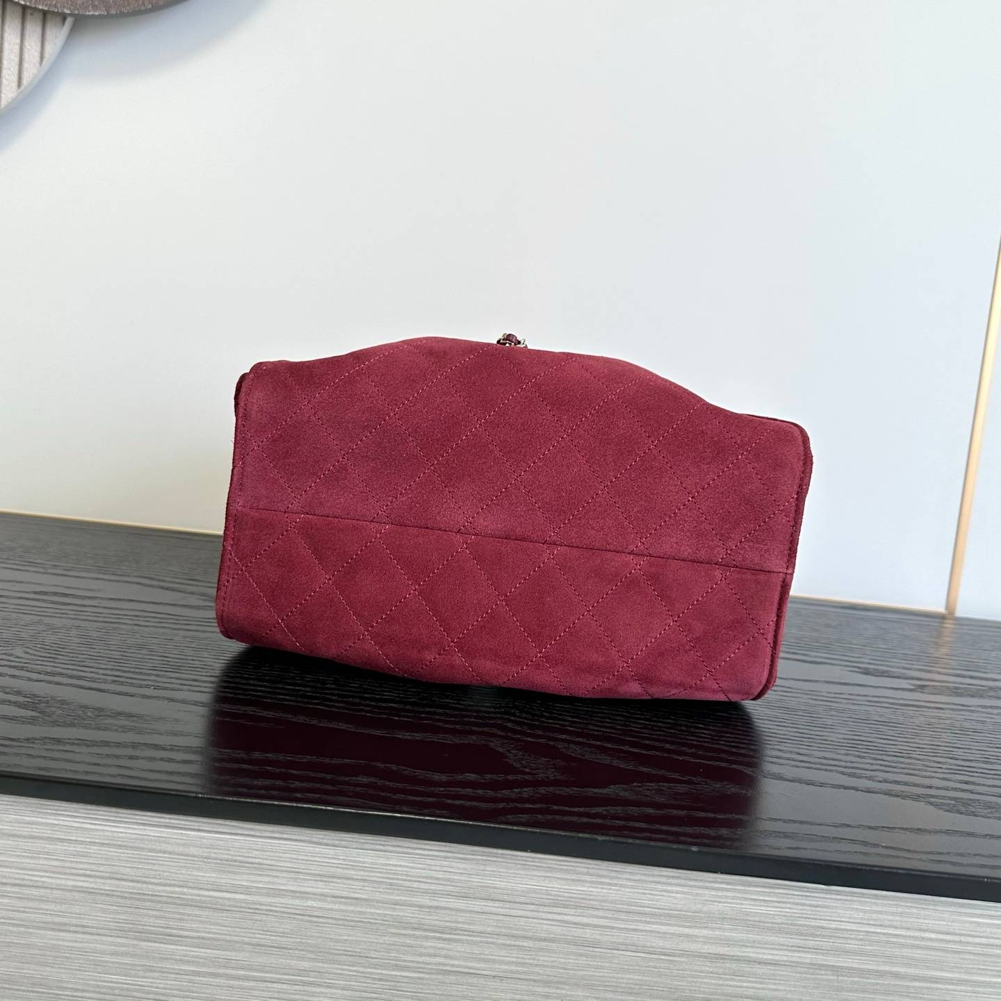 シャネル 5631 小号 マトラッセ ラムスキン チェーンショルダーバッグ ボルドー ゴールド金具 レディース - 画像 16